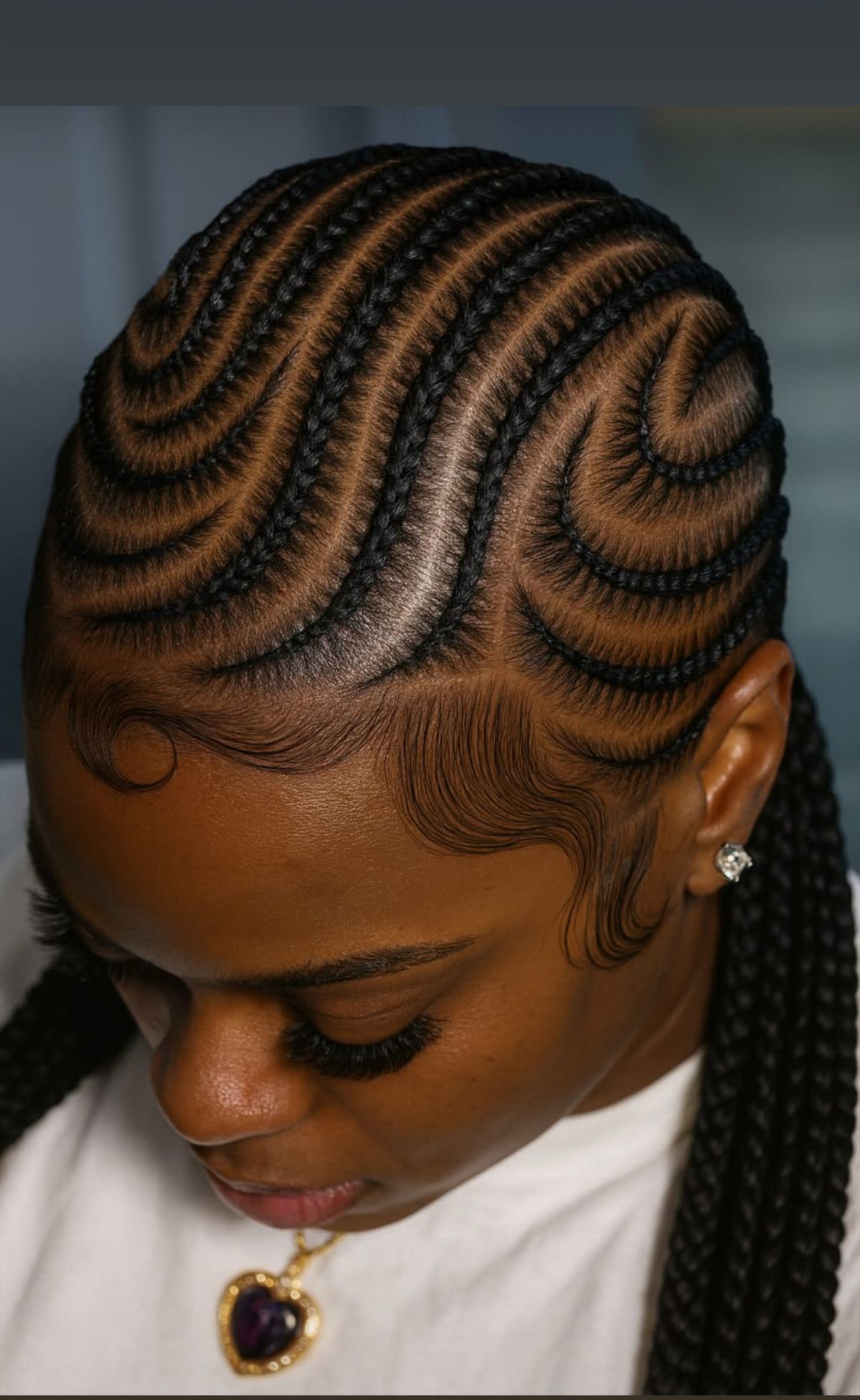 Cornrow braids